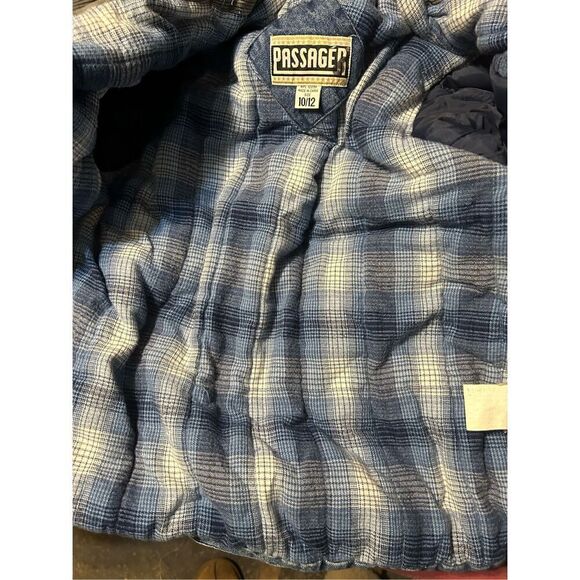 Vintage Passenger quilt lined jean jacket size 10/12 - Picture 3 of 8
